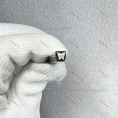 吉言鋼印鏨子套裝 手敲鋼印 字模印章 打金銀手鐲首飾工具 支持定製, 1個, 8號 蝴蝶4x4mm