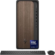 HP 옴니데스크 차세대 인공지능 PC 비즈니스 데스크탑 인텔 코어 울트라 7 265 프로세서 32GB DDR5 램 2TB SSD 키보드 및 마우스 그래픽 마이크로소프트 코파일럿, 32GB RAM I 2TB SSD