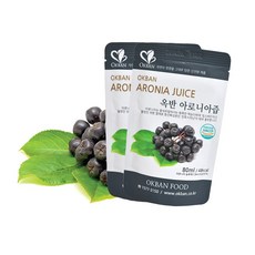 옥반식품 안토시아닌이 강력한 항산화성분이 많은 아로니아즙, 80ml