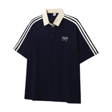 OCELOT C43 두줄 테이프 폴로 카라 반팔티 네이비 278612