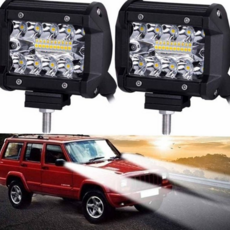 차량용 led 조명 전방 특수 부착 차량용 원형 등 야간 서치라이트 오프로드 트랙터 작업등 고휘도 농기계, 18W FLOOD BL09161