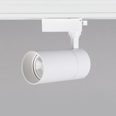 영라이팅 LED 카네스 원형 COB 레일 10W 스포트 각도조절, 1개, 화이트바디 전구색