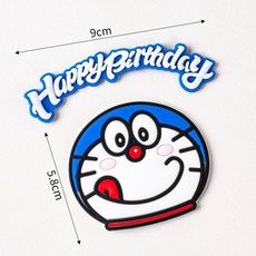 데일리모노셀 고양이캐릭터마들렌틀 키티틀 틀 마들렌, 소프트 러버 블루 도라에몽 (5세트), 1개
