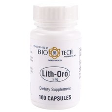 Bio-Tech Pharmacal Inc Ritsu-Oro 5mg 膠囊, 100顆, 1罐