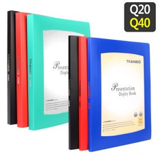 전면 표지 교체용 A4 클리어화일, 제품선택, Q40, 상품선택