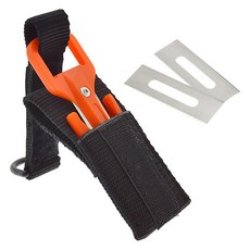 GHSHOP 스쿠버 다이빙 라인 커터 스노클링 나이프 수중 다이빙, 나일론, 주황색