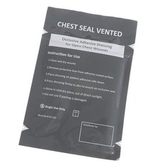 응급 외상 스티커 광장 의학적으로 가슴 인감 통풍 드레싱 붕대 가슴 인감 야외 응급 의학 도구