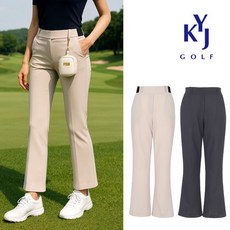 여름 부츠컷 밴딩 스판 라운드룩 여성 골프 바지 DPMLSL11 213380