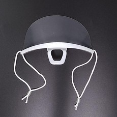 음식점 조리실 위생관리 투명형 입가리개 주방작업 식품취급 방역용품 조리용, 1개, 1매입
