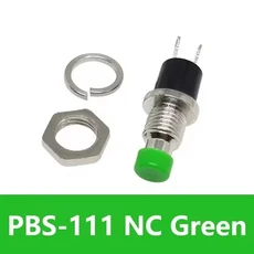 5/20/100PCS 7MM 푸시 버튼 스위치 순간 PBS-110 NO NC 리셋 ON OFF 마이크로, 02 20PCS, 04 PBS-111 NC Green
