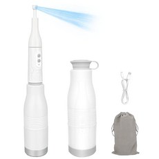 여행용 휴대용 비데 | 550ML 병이 있는 휴대용 개인 여행용 비데 | 500mAh 배터리 | IPX7 방수 | USB-C 충전 | 산후 관리를 위한 여성 및 남성용 개인 위, Extendable Nozzle, 화이트