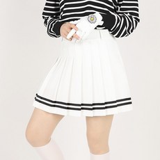 MM Sports女春四季巴迪兩字型高爾夫百褶裙高爾夫百褶裙大碼