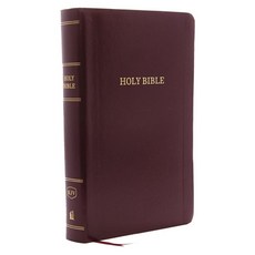 KJV Reference Bible Personal Size Giant Print Leather-Look Burgundy Red Letter Edition, KJV, Reference Bible, Person.., Thomas Nelson(저), Thomas Nelson Publishers