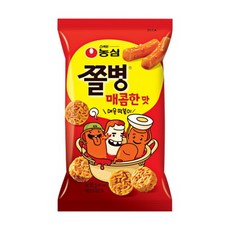 농심 쫄병스낵 매콤한맛 82g 탕비실 가성비 간식, 1개