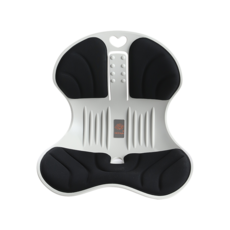 NGT護腰坐墊 加大減壓辦公室靠墊 靠背防駝背護腰美臀記憶坐墊, 加大旋磁深黑