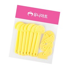 반달 조립 부채 노랑 만들기교육 수업교구 미술재료