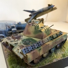 드래곤 독일 플락판저 341 자주 대공포 전차 탱크 밀리터리 프라모델 1:72, 1개