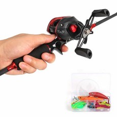 리트레일 우럭 베이트 릴 낚싯대세트 2.1m, 본상품, 1개