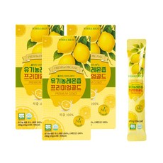 홀리치 리얼착즙 NFC 유기농 레몬즙 프리미엄 골드, 42개, 20g