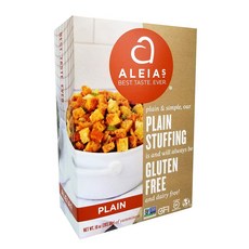 알레이아스 프리 플레인 스터핑 - 1팩 Aleia's Gluten Free Plain Stuffing - 1 Pack, 1개