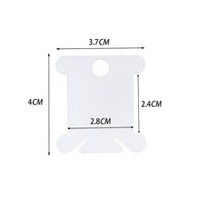 透明理線卡片 1-74號 穿線板, 1個, 半透明繞綫闆20片