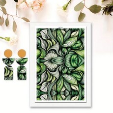 꽃대리석 패턴 폴리머 클레이 수채화 전사지 조각 인쇄 모델링 종이 세라믹 공예 도자기 만들기 도구, 09 MT733