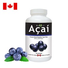 브라질 아사이베리 맥스 500mg 200정 분말 캡슐 캐나다제조 AC12, 1개