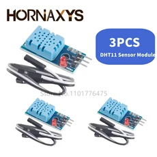 1-10pcs DHT11 센서 모듈 3.3V-5V 디지털 온도 및 습도 센서 DHT11 Arduino 용 3 선 초저전력 모듈, 02 3pcs Module
