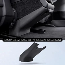 테슬라 모델 Y 주니퍼 3 하이랜드 리어 벤트 아웃렛 커버 PU 가죽 백 배기 패드 자동차 내부 액세서리, 01 For 2025 MYM3 TPE, 01 China Mainland