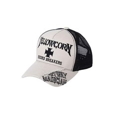 옐로우콘 망사캡 YC010IV/BK, 1개