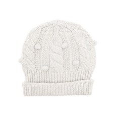 원피프틴 글리터 케이블 니트 비니