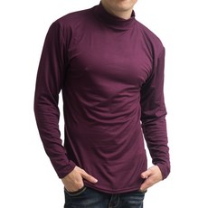 高領長袖保暖內搭上衣，親膚透氣，時尚簡約，運動休閒皆宜