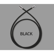 아쿠아듀오 샤워호스 2m, 블랙, 2mm