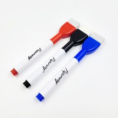 화이트보드펜 자석식 3색 세트 보드마카