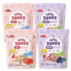 베베스트 칼슘 퍼프링 40g (딸기 1+블루베리1) 1set, 2세트, 딸기+블루베리