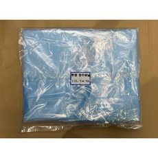 투명 장수 비닐 0.05mm x 2.4m x 10m 가림막 농업용 보온 치마 비닐 공사 오염방지, 1개