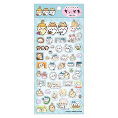 옐상 치이카와 클리어 스티커 2종, 1개, 블루