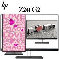 브랜드 모니터, 60cm, HP 24인치 Z24i G2 피벗 HDMI DP RGB