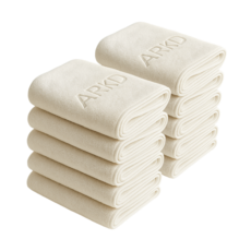 아크디 먼지없는 호텔 고급 수건, 10개, 오트