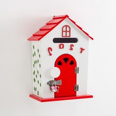 Idea House五顏六色郵筒含鎖, 紅色的