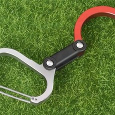 거북목 방지 교정 독서대 각도 조절 높이 투명 아크릴 책상 생활 편리 증대, 포켓훅(레드)