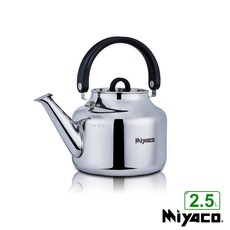 米雅可 品味316不銹鋼笛音茶壺2.5L (笛音壺 水壺 開水壺 熱水壺 不鏽鋼壺 台灣製造), 1個