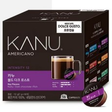 맥심 카누 돌체구스토 볼드다크로스트 7gx16개입