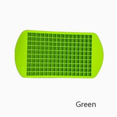 제빙 박스 실리콘 아이스 트레이 깨진 얼음 큐브 몰드 냉동 아티팩트 미니, 1개, 5. Green, 1L