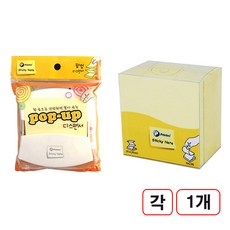 프린텍)팝업디스펜서 PD76Y 팝업리필A030 각1개씩
