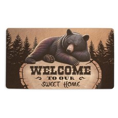 XFN Farmhouse Rooster Kitchen Doormats 18x30 Inch Vintage Country Chicken Rug Spring and Summer Fa, 멀티컬러 0636