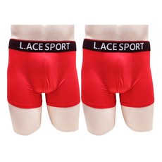 큐비엔 남성 빨강 인견 기능성 드로즈 2종