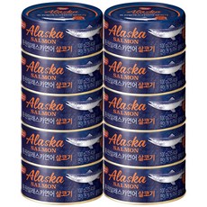 동원 알래스카연어 살코기 통조림 100g, 10개