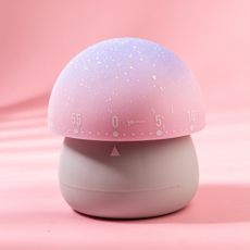 夢幻菇造型機械計時器，學習、烘焙、料理提醒，可愛廚房小物, B款39004-1