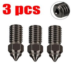 엔더 3 V3 SE 깍지 엔더 7 스파이더 엔더 5 S1 시리즈용 0.2 0.4 0.6 0.8 1.0mm 3D 프린터 부품 고속 노즐 1 개 2 개 3 개, 47)3 Hard Steel